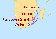 Ver el itinerario del Crucero Sudafrica III