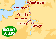Ver el itinerario del Crucero Gran Crucero por los Paises Bajos A