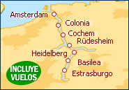 Ver el itinerario del Crucero Lo mejor del Rhin A
