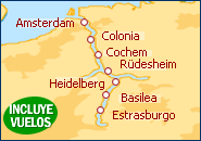 Ver el itinerario del Crucero Lo mejor del Rhin B