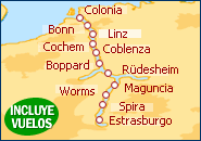 Ver el itinerario del Crucero Gran Crucero por el Rhin y el Mosela A