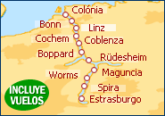 Ver el itinerario del Crucero Gran Crucero por el Rhin y el Mosela B