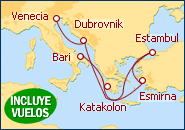 Ver el itinerario del Crucero Grecia, Turqu�a, Croacia, Italia I