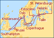 Itinerario Capitales B�lticas con San Petersburgo 2013