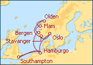 Ver el itinerario del Crucero Aventura por el Norte de Europa II
