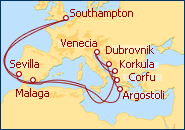 Ver el itinerario del Crucero Explorador del Adriatico II