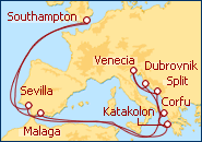 Ver el itinerario del Crucero Explorador del Adriatico III