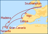 Ver el itinerario del Crucero Interludio Ib�rico II