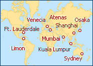 Ver el itinerario del Crucero Vuelta al Mundo 2013: dede Miami a Venecia