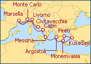 Ver el itinerario del Crucero Islas Griegas y Turquia