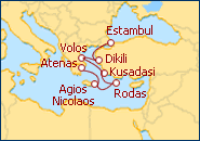 Ver el itinerario del Crucero Maravillas del Egeo