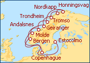 Cabo Norte: de Copenhague a Estocolmo