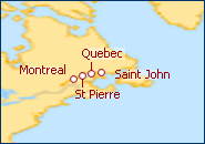 Ver el itinerario del Crucero Canada y Nueva Inglaterra