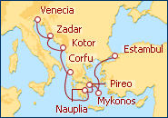 Itinerario De Estambul a Venecia