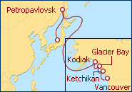 Itinerario De Kobe a Vancouver 