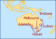De Melbourne a Brisbane