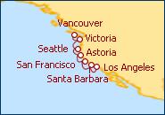 Itinerario De Vancouver a Los Angeles