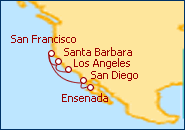 Itinerario Riviera Mexicana: Ida y Vuelta desde los Angles