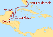 Ver el itinerario del Crucero Caribe 2013