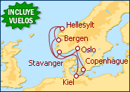 Itinerario Dinamarca, Noruega, Alemania