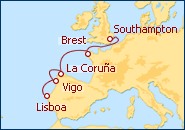 Ver el itinerario del Crucero Escapada Francia - Espa�a