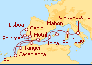 Itinerario Gran Mediterr�neo, Espa�a y Marruecos 