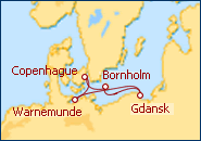 Ver el itinerario del Crucero Norte de Europa desde/hasta Warnemunde 