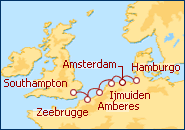 Norte de Europa Hamburgo - Southampton