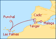 Transatlantico de Malaga a Las Palmas-Gran Canaria