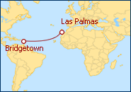 Transatlantico Las Palmas-Gran Canaria a Barbados