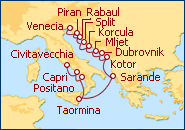 Ver el itinerario del Crucero Mediterr�neo en yate I