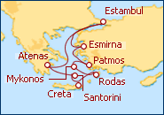 Ver el itinerario del Crucero Grecia y Turqu�a
