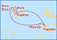 Ver el itinerario del Crucero Tahit� y Islas de la Sociedad