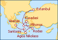 Ver el itinerario del Crucero Turquia y Grecia III