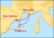 Ver el itinerario del Crucero Minicrucero Mediterr�neo Occidental  