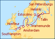 Ver el itinerario del Crucero Capitales Balticas III