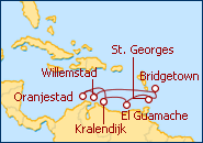 Ver el itinerario del Crucero Caribe VIII