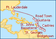 Ver el itinerario del Crucero De Estados Unidos a Barbados II