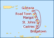 Ver el itinerario del Crucero Caribe IX