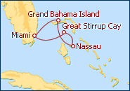 Ver el itinerario del Crucero Bahamas 