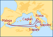 Ver el itinerario del Crucero Islas del Mediterr�neo