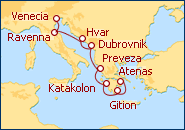 Ver el itinerario del Crucero Maravillas de Grecia y el Adri�tico