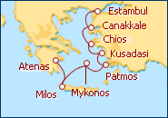 Ver el itinerario del Crucero Islas Griegas