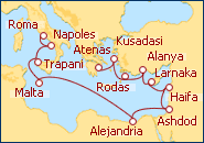 Itinerario Italia, Egipto y Tierra Santa
