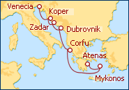 Ver el itinerario del Crucero Adri�tico e Islas Griegas