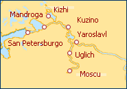 Ver el itinerario del Crucero Volga al Completo