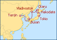 Ver el itinerario del Crucero Japon, Rusia