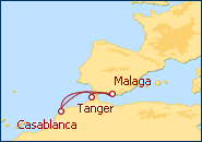 Ver el itinerario del Crucero Minicrucero Casablanca y T�nger 