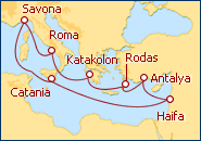 Ver el itinerario del Crucero Entre cultura y religi�n 2013
