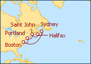 Ver el itinerario del Crucero Boston, Massachusetts  